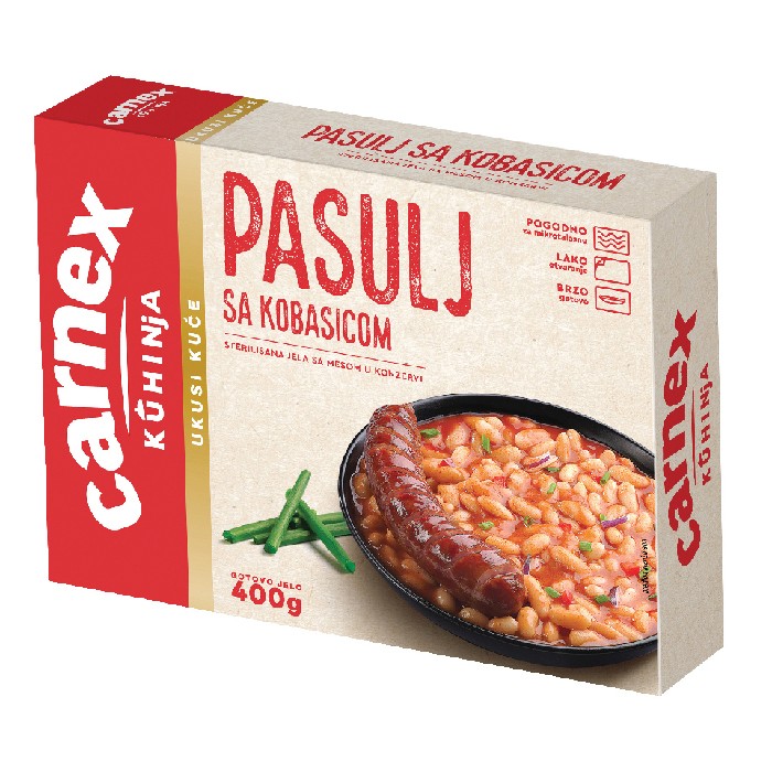 Pasulj sa kobasicom 400g